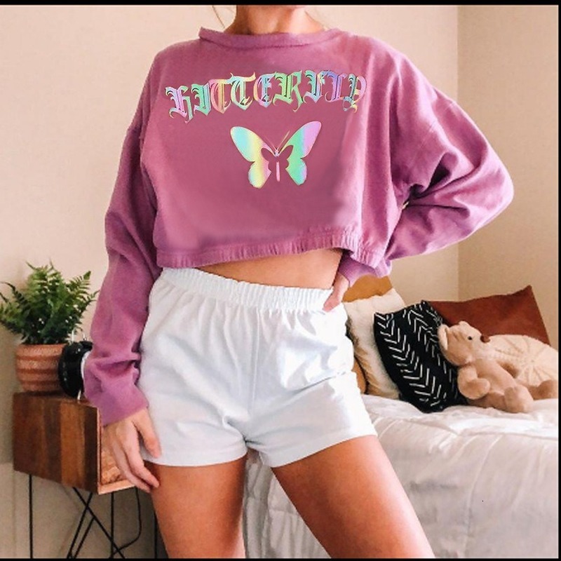 2021 New Chic Rosa Butterfly Print Letter Long Harvest Top Women's Jerseys Autumn the Neck Pullovers Fashion Ladies 4dy4, Pink
2021 New Chic Rosa Butterfly Print Letter Long Harvest Top Women's Jerseys Autumn the Neck Pullovers Fashion Ladies 4dy4, Pink