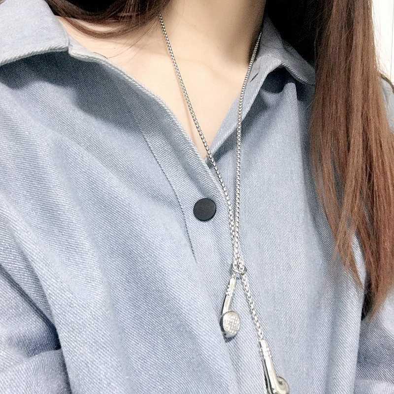 Pendant Necklaces Tuku Hip Hop Pendant, Earphone Necklace, Lovers' Assortment, Students' Cool Style, Super Fire Sweater Chain
Pendant Necklaces Tuku Hip Hop Pendant, Earphone Necklace, Lovers' Assortment, Students' Cool Style, Super Fire Sweater Chain