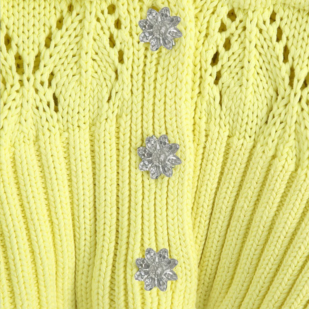 2021 New Women Autumn Elegant Single Breasted Knitted Cardigans Casual v Neck Cardigan Fashion Jewelry Buttons Yellow Sweater K3ym, As photo
2021 New Women Autumn Elegant Single Breasted Knitted Cardigans Casual v Neck Cardigan Fashion Jewelry Buttons Yellow Sweater K3ym, As photo
