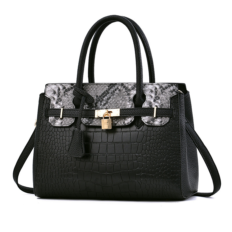 HBP Fashion Womesn Totes Bags Crocodile Pattern Trend Lday Handbag Large Capacity Outdoor Leisure Shoulder Bag, Black
HBP Fashion Womesn Totes Bags Crocodile Pattern Trend Lday Handbag Large Capacity Outdoor Leisure Shoulder Bag, Black