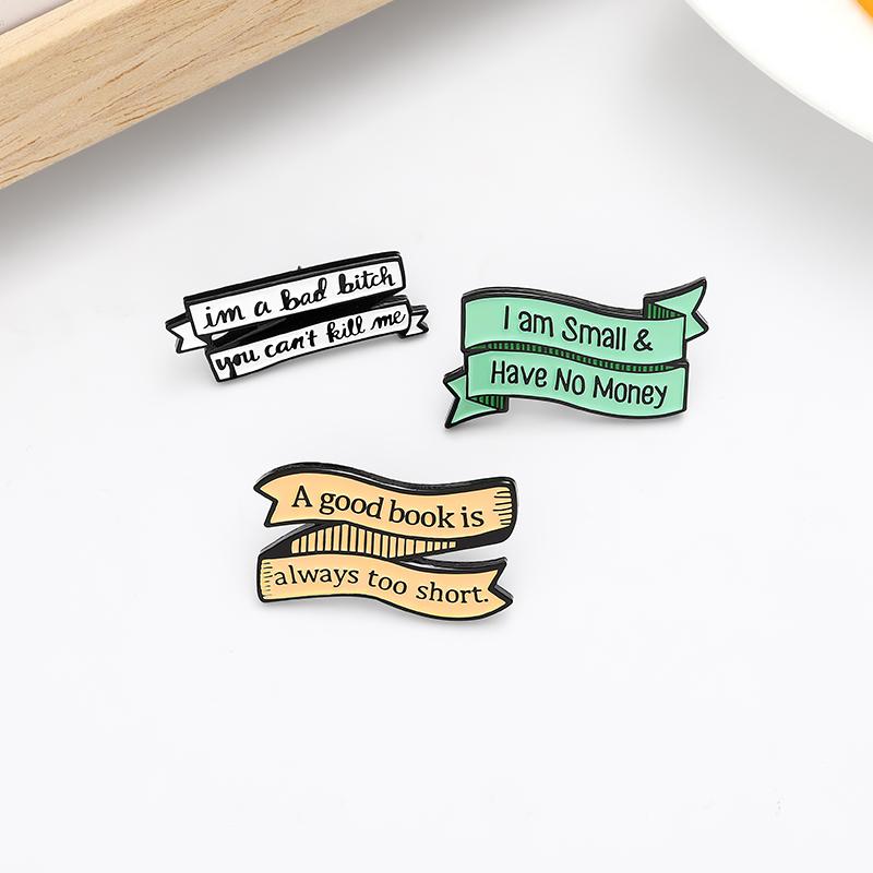 Pins, Brooches A Good Book Is Always Too Short Banner Funny Enamel Pins Custom Lapel Badge Jewelry For Friends Kids
Pins, Brooches A Good Book Is Always Too Short Banner Funny Enamel Pins Custom Lapel Badge Jewelry For Friends Kids