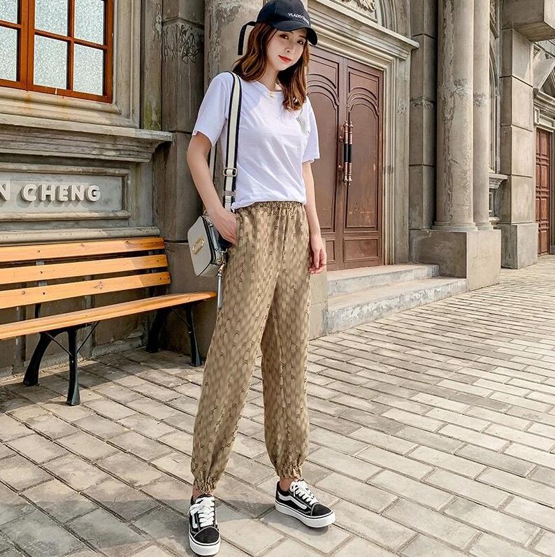 The Latest Design Autumn/Winter High Quality 2 Pieces Women&#039;s Suits O Collar Short-Sleeved Blouse + Pants Tracksuit Suit Free Of Shipping от DHgate WW