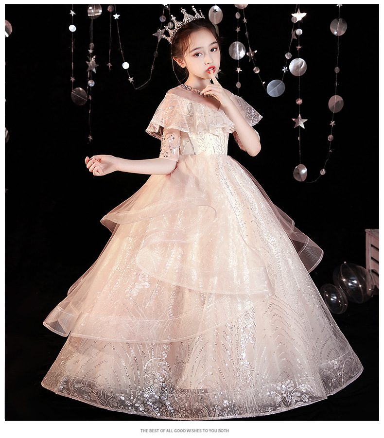 Plus Size Girl Pageant Hot Pink Lovely Tiers Organza Skirt Backless Ruched Long Kids Formal Gowns Party Celebrity Dress For Teens 403 6660311
