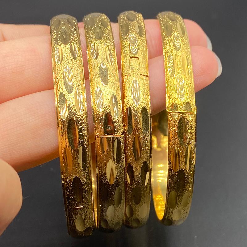 Bangle Ethiopian Jewelry 24k Color Gold Bracelets Europe Dubai Bangles For Women Saudi Arabia African Girls Wedding Bridal Gift
Bangle Ethiopian Jewelry 24k Color Gold Bracelets Europe Dubai Bangles For Women Saudi Arabia African Girls Wedding Bridal Gift