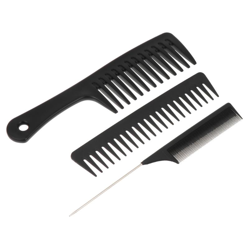 Hair Brushes 3pcs Wide-tooth Comb All Purpose Anti-static