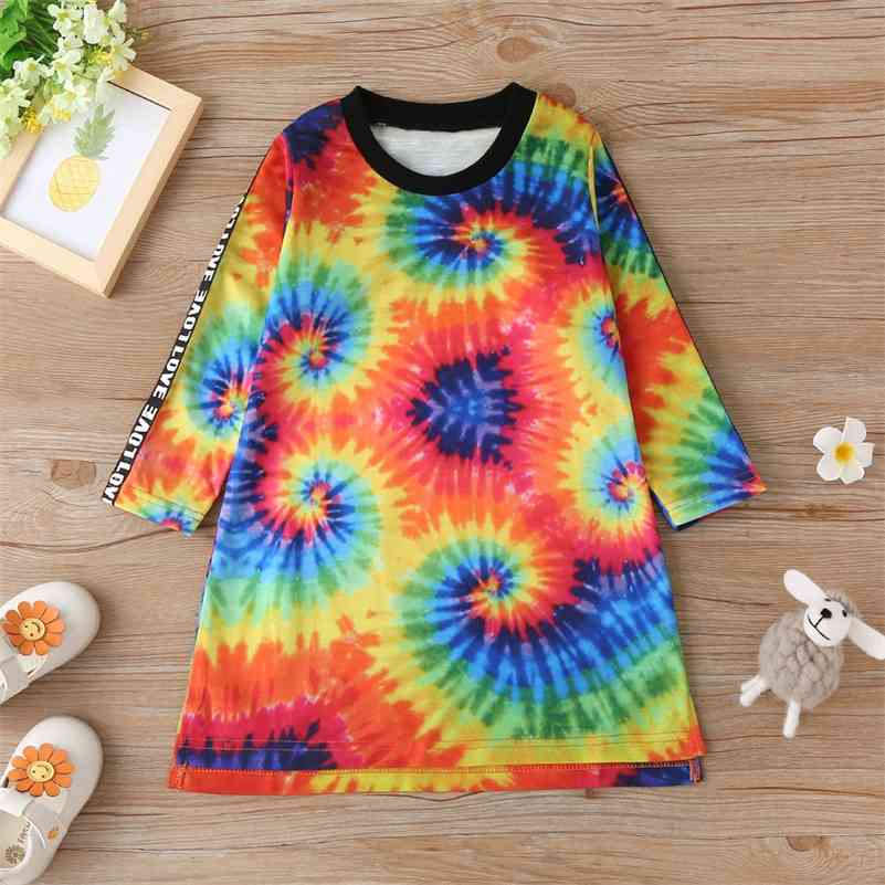 Winter Girls Dress Baby Cute Long Sleeve O Neck Tie-dye Loose Girl Vestido 6M-4T 210629, Multi
Winter Girls Dress Baby Cute Long Sleeve O Neck Tie-dye Loose Girl Vestido 6M-4T 210629, Multi