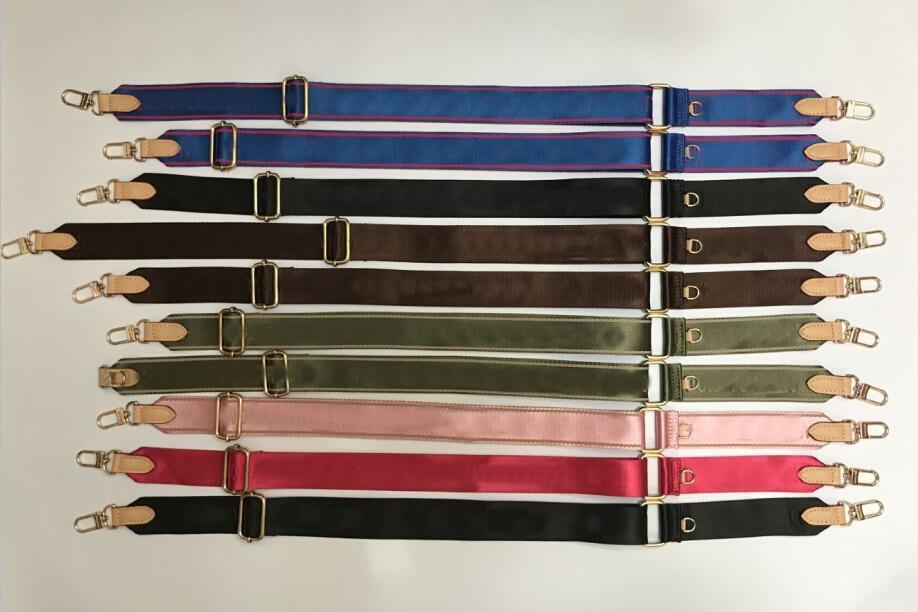 Eight colors single shoulder straps Accessories for bags women crossbody binding of bag designers pink green blue black brown belt Come with Brand Logo
Eight colors single shoulder straps Accessories for bags women crossbody binding of bag designers pink green blue black brown belt Come with Brand Logo