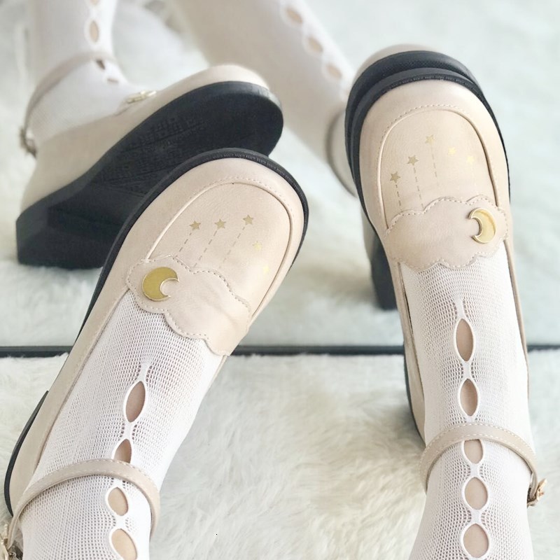 2021 New Sweet Female Kawaii Tea Japanese Party Cosplay Anime Lolita Women's Jk Uniform Buckled Heel Star Shoes F0ie 
2021 New Sweet Female Kawaii Tea Japanese Party Cosplay Anime Lolita Women's Jk Uniform Buckled Heel Star Shoes F0ie