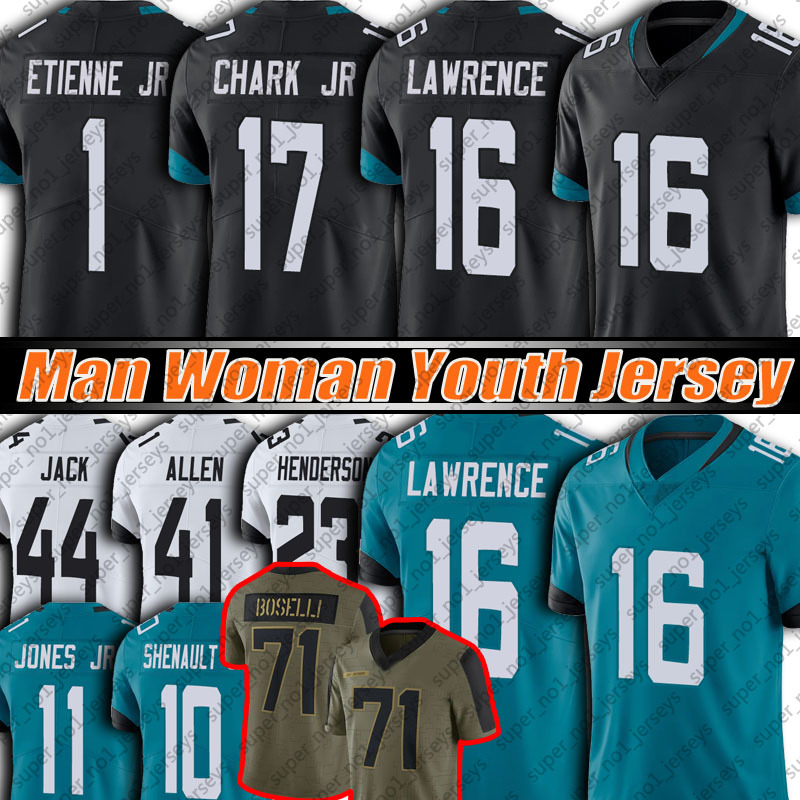 16 Trevor Lawrence 25 James Robinson Josh Allen Jersey Football Travis Etienne Jr Laviska Shenault DJ Chark Jerseys Myles Jack Marvin Jones Jihad Ward Jamal Agnew, Woman size s-xxl (mzh)
16 Trevor Lawrence 25 James Robinson Josh Allen Jersey Football Travis Etienne Jr Laviska Shenault DJ Chark Jerseys Myles Jack Marvin Jones Jihad Ward Jamal Agnew, Woman size s-xxl (mzh)