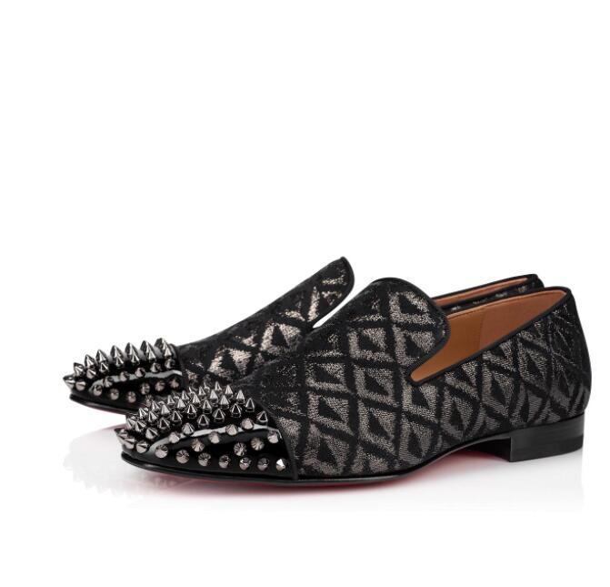 European and American willow studs men's leather shoes, British style, pointed red bottom, artificial suede leather, new trend loafers Spooky FlatBusiness party
European and American willow studs men's leather shoes, British style, pointed red bottom, artificial suede leather, new trend loafers Spooky FlatBusiness party