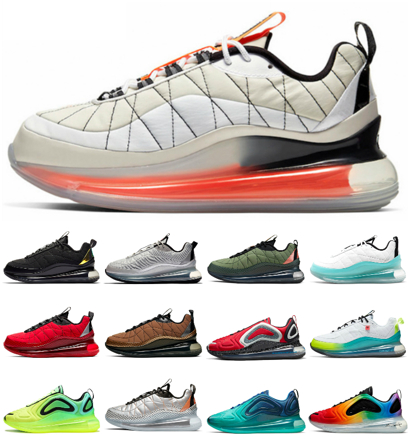 Top Quality 2021 Bubble Pack MX 720-818 Cushions Running Shoes Men Women Undercover Red Oreo Yellow Accents Black Grey Obsidian BE True 720s Trainers Sneakers, Bubble package bag