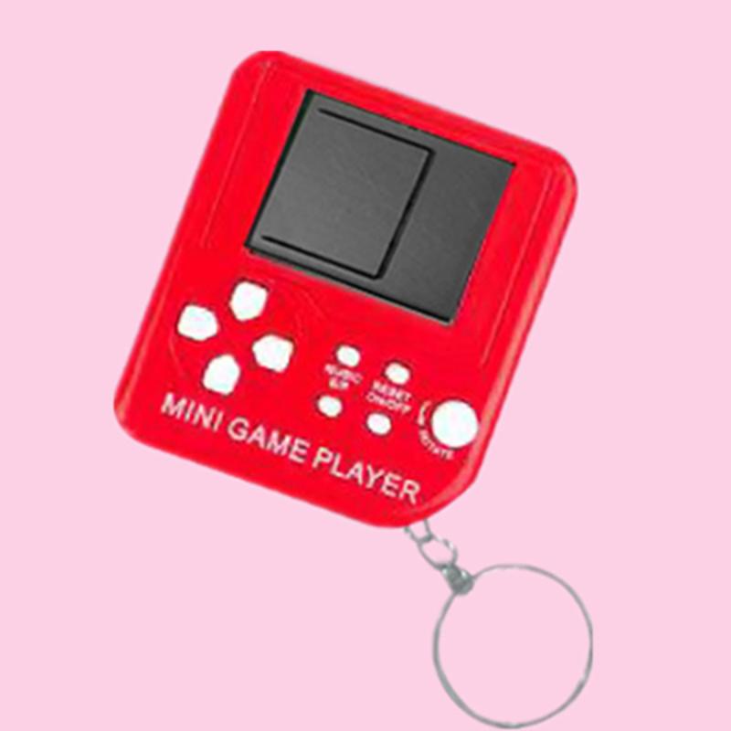 Portable Game Players 1PC Mini Classic Machine Retro Nostalgic Console With Keychain Tetris Video Handheld Electronic Toys