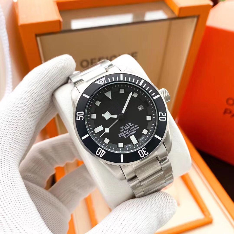 2021 mens automatic montre de luxe mechanical ceramics watches 41mm full stainless steel clasp wristwatches sapphire luminous watch, Sapphire glass
2021 mens automatic montre de luxe mechanical ceramics watches 41mm full stainless steel clasp wristwatches sapphire luminous watch, Sapphire glass
