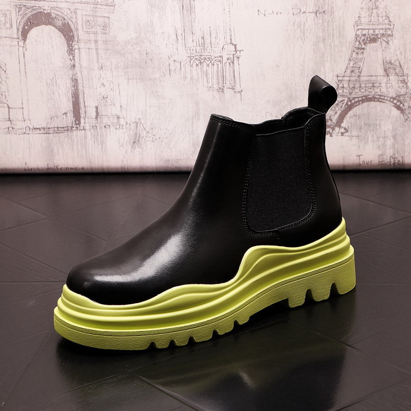 dress shoes britnico designer dos homens botas de chelsea moda alta superior respirvel plataforma masculino cowboy tornozelo diria, Black
dress shoes britnico designer dos homens botas de chelsea moda alta superior respirvel plataforma masculino cowboy tornozelo diria, Black