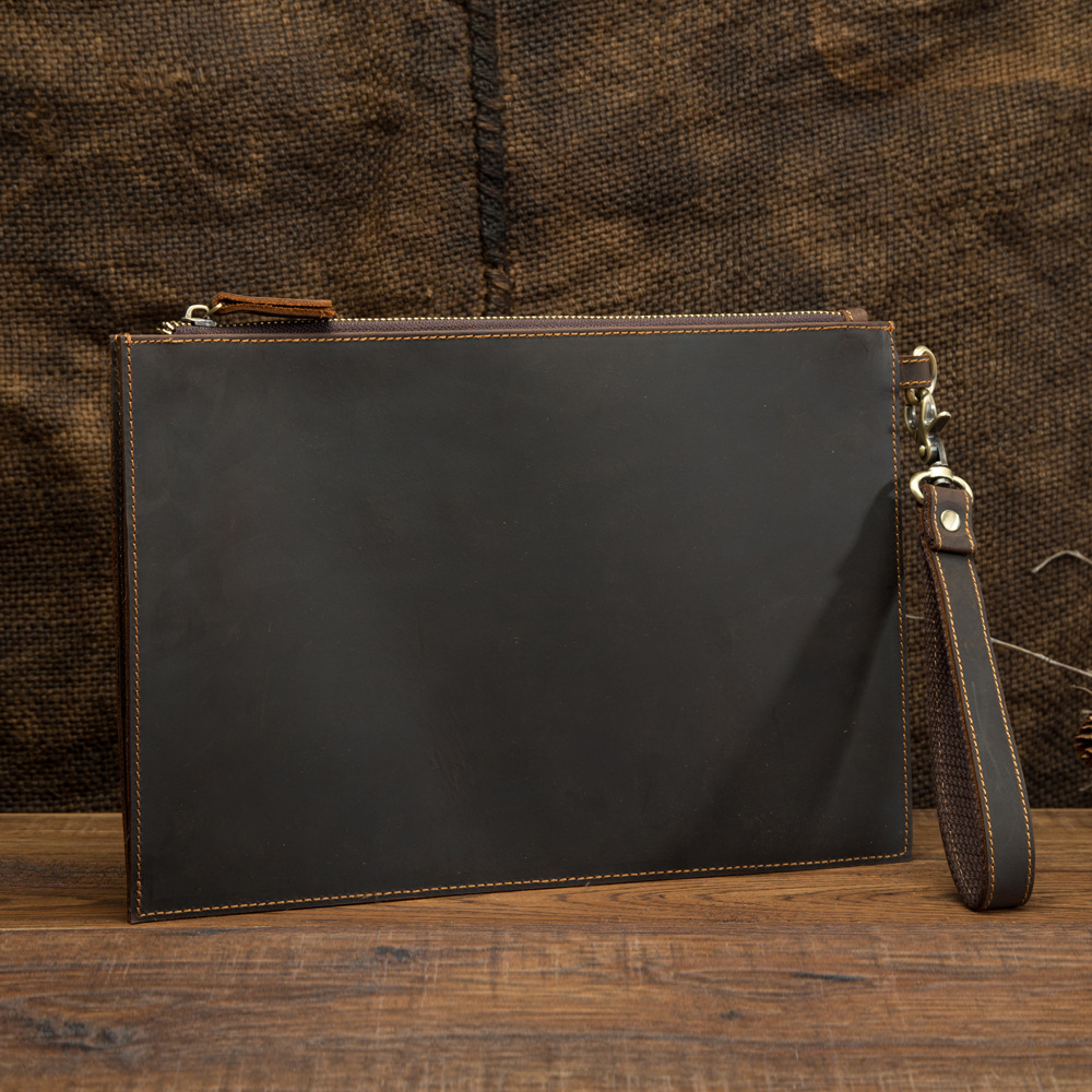Clutch Bags Men Crazy Horse Leather Large Capacity Cow Vintage Long Purse Male Multifunction Wallet Passport Cover, Dark coffee
Clutch Bags Men Crazy Horse Leather Large Capacity Cow Vintage Long Purse Male Multifunction Wallet Passport Cover, Dark coffee