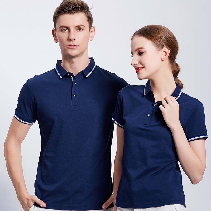 Custom embroidery polo shirt embroidered business polo shirt embroidery polo Shirt Uniform Workwear custom 210308