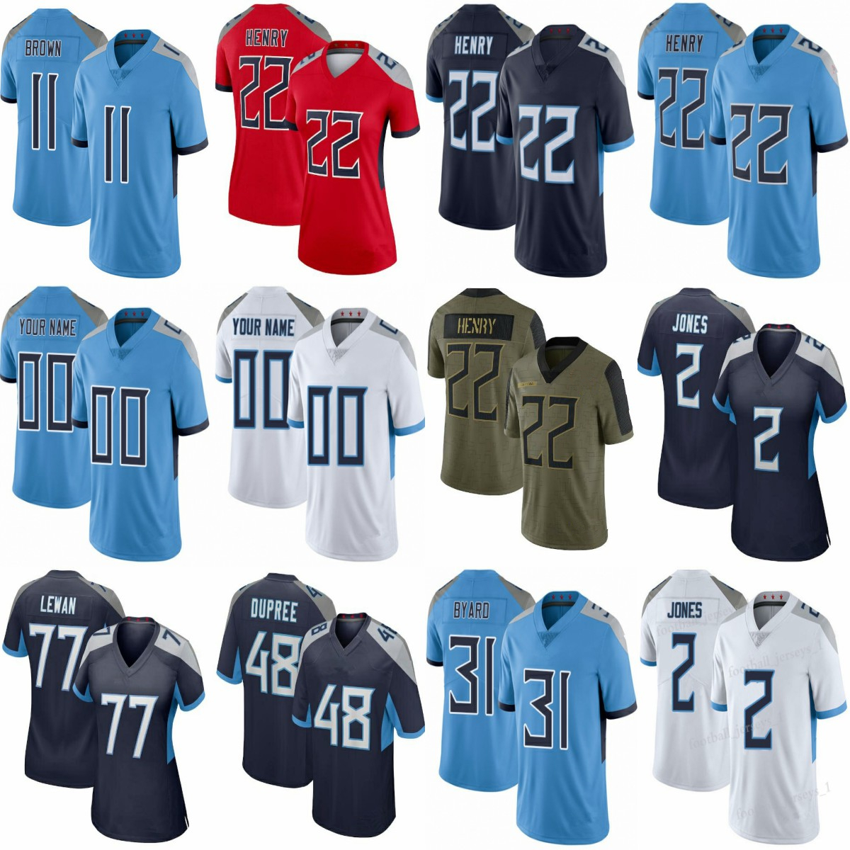 22 Derrick Henry 11 AJ Brown Julio Jones Ryan Tannehill Custom Football Jerseys Dupree Steve McNair Taylor Lewan Kevin Byard TennesseeTitansJeffery Simmons, Mens
22 Derrick Henry 11 AJ Brown Julio Jones Ryan Tannehill Custom Football Jerseys Dupree Steve McNair Taylor Lewan Kevin Byard TennesseeTitansJeffery Simmons, Mens