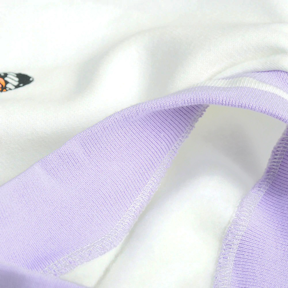 Womens Clothes Hoodies Sweatshirt Young Girls Cute Butterfly Loose Autunm Tops Women Long Sleeve Warm Fleece Pullover White Blue 201204