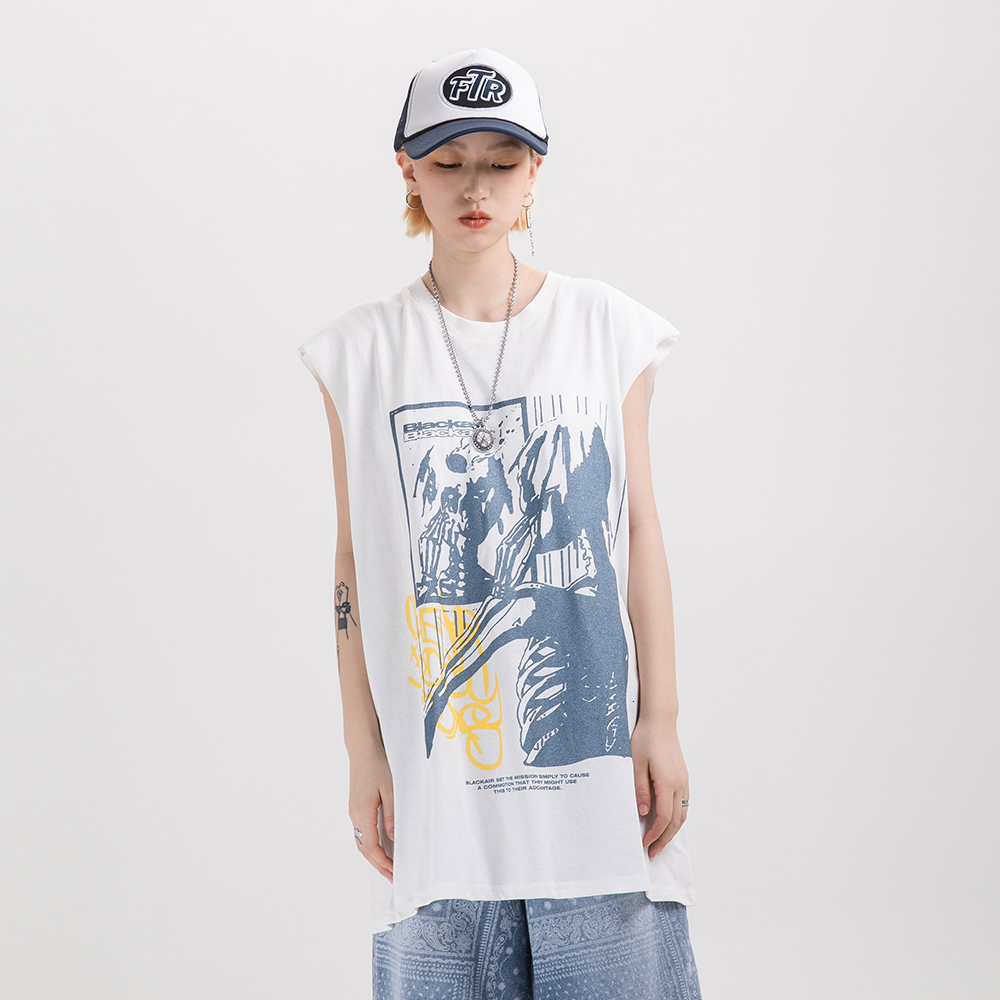 2021 New Sleeveless Summer Top Clothes Funny Women Oversized Japanese Cartoon Cute Kawaii Streetwear Shirt Clothing Vest Nn4y, White
2021 New Sleeveless Summer Top Clothes Funny Women Oversized Japanese Cartoon Cute Kawaii Streetwear Shirt Clothing Vest Nn4y, White