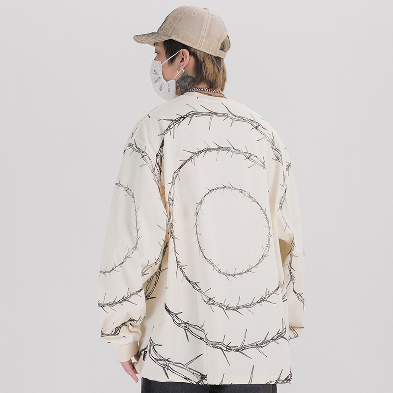 Aolamegs Sweatshirt Men Vicious Dog Printed Men Pullover Casual Cozy Oneck High Street Style Hoodies Streetwear Couple Autumn 201020