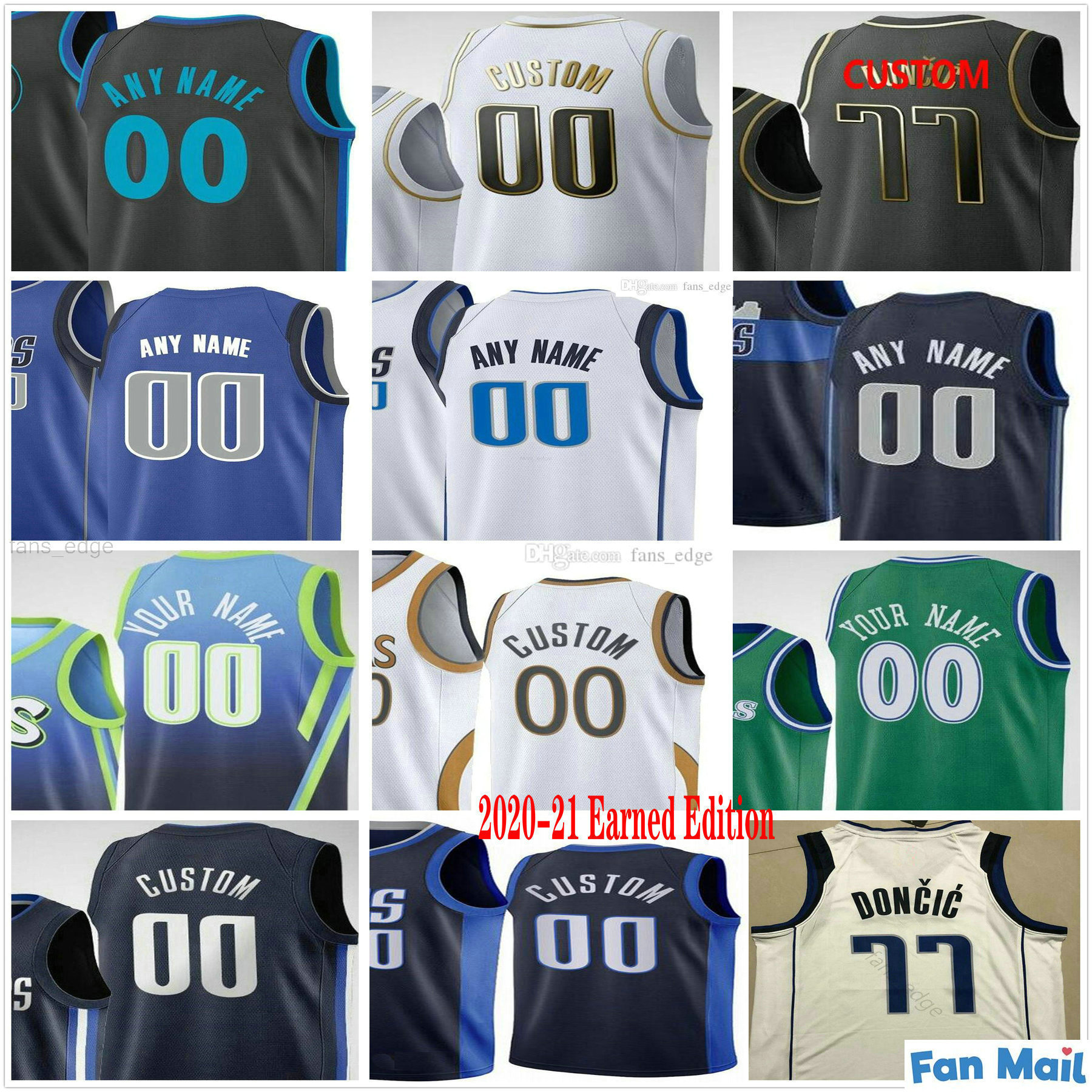 2020 2021 Earned Edition Navy Custom Printed Luka 77 Kristaps Doncic 6 Porzingis Tim 11 Hardaway Jr. 51 Marjanovic Men Women Kids Jerseys, Black
2020 2021 Earned Edition Navy Custom Printed Luka 77 Kristaps Doncic 6 Porzingis Tim 11 Hardaway Jr. 51 Marjanovic Men Women Kids Jerseys, Black
