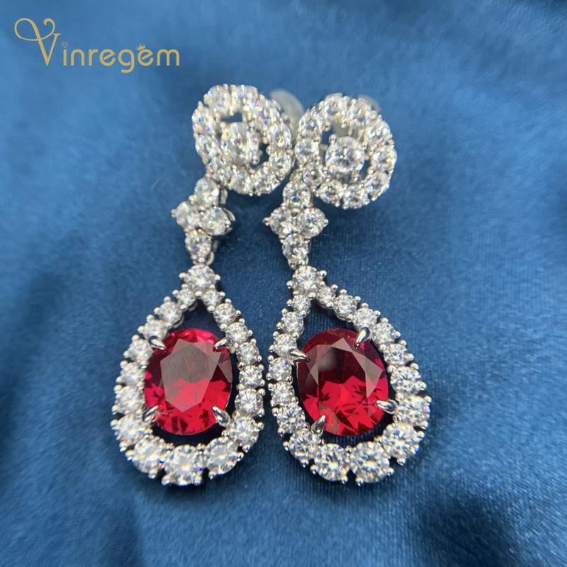 Dangle & Chandelier Vinregem 100% 925 Sterling Silver Oval Cut Ruby Moissanite Gemstone Wedding Engagement Vintage Drop Earrings Fine Jewelr
Dangle & Chandelier Vinregem 100% 925 Sterling Silver Oval Cut Ruby Moissanite Gemstone Wedding Engagement Vintage Drop Earrings Fine Jewelr