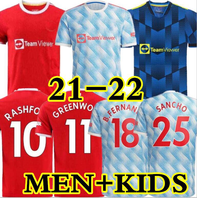 21 22 SANCHO soccer jerseys BRUNO FERNANDES UTD RASHFORD football shirt 2021 2022 FANS Player version shirts United GREENWOOD MAGUIRE Manchester Shaw man + kids kit, Away adult
21 22 SANCHO soccer jerseys BRUNO FERNANDES UTD RASHFORD football shirt 2021 2022 FANS Player version shirts United GREENWOOD MAGUIRE Manchester Shaw man + kids kit, Away adult