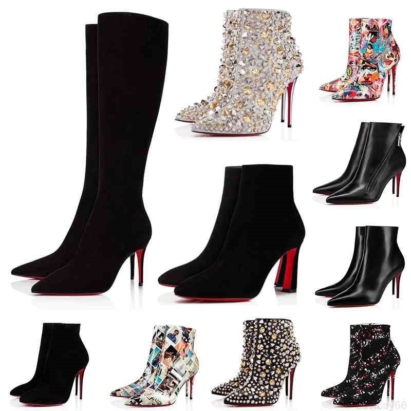 with Box Designer Red Bottoms Boots Women So Kate Ankle Knee High Heels Booties 8 10 12cm Chunky Pony Pointed Toes Boot Girls Ladies, Item #1
with Box Designer Red Bottoms Boots Women So Kate Ankle Knee High Heels Booties 8 10 12cm Chunky Pony Pointed Toes Boot Girls Ladies, Item #1