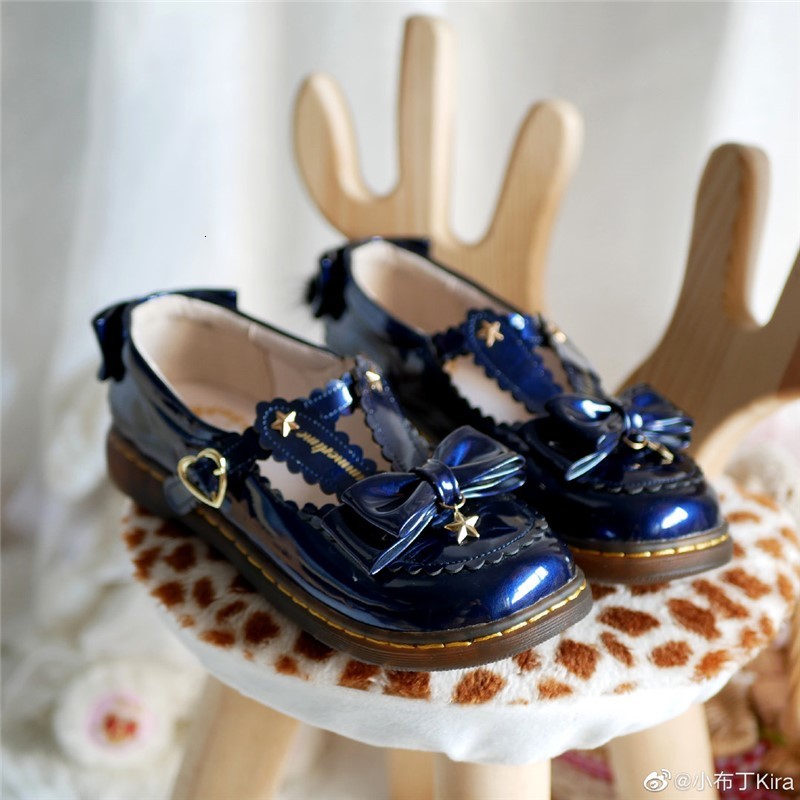 Lolita Star Mary Janes Women's Kawaii Loli Apartments Plutonium Leather Casual Girls Rabbit Japanese-style Shoes N251 
Lolita Star Mary Janes Women's Kawaii Loli Apartments Plutonium Leather Casual Girls Rabbit Japanese-style Shoes N251