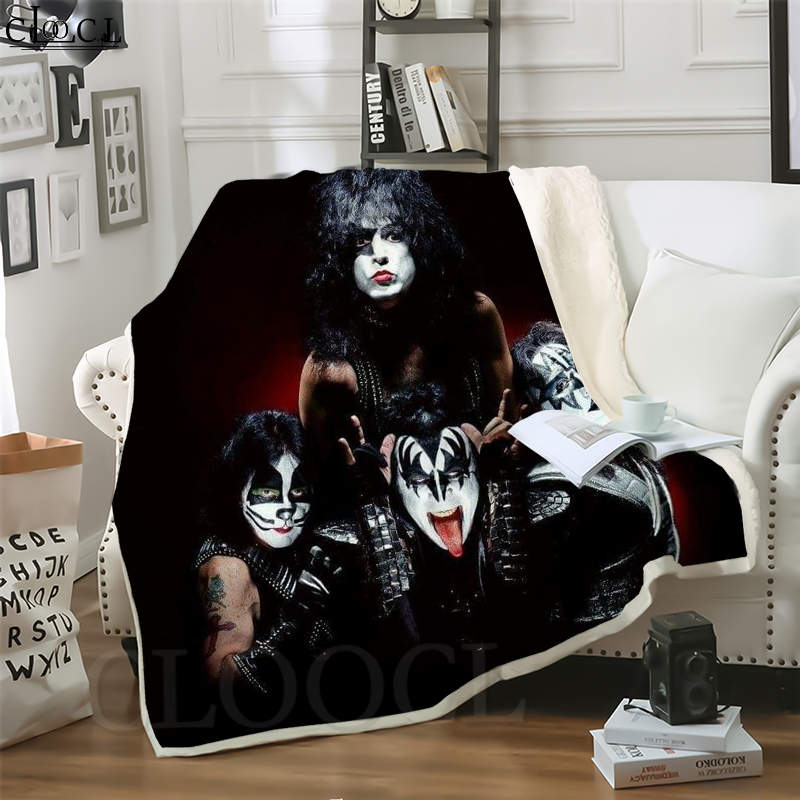 CLOOCL New Hard Rock Kiss Band 3D Print Harajuku Conditioning Blanket Sofa Teens Bedding Throw Blankets Plush Quilt
CLOOCL New Hard Rock Kiss Band 3D Print Harajuku Conditioning Blanket Sofa Teens Bedding Throw Blankets Plush Quilt