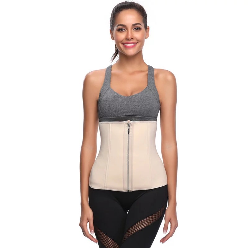 Women Waist & Tummy Shapewear Body Sculpting Slimming Shapers 9 Steelbones Zipper + Hook Closure Abdomen Control Belts Shpaing Perfect Curve Waist Tra