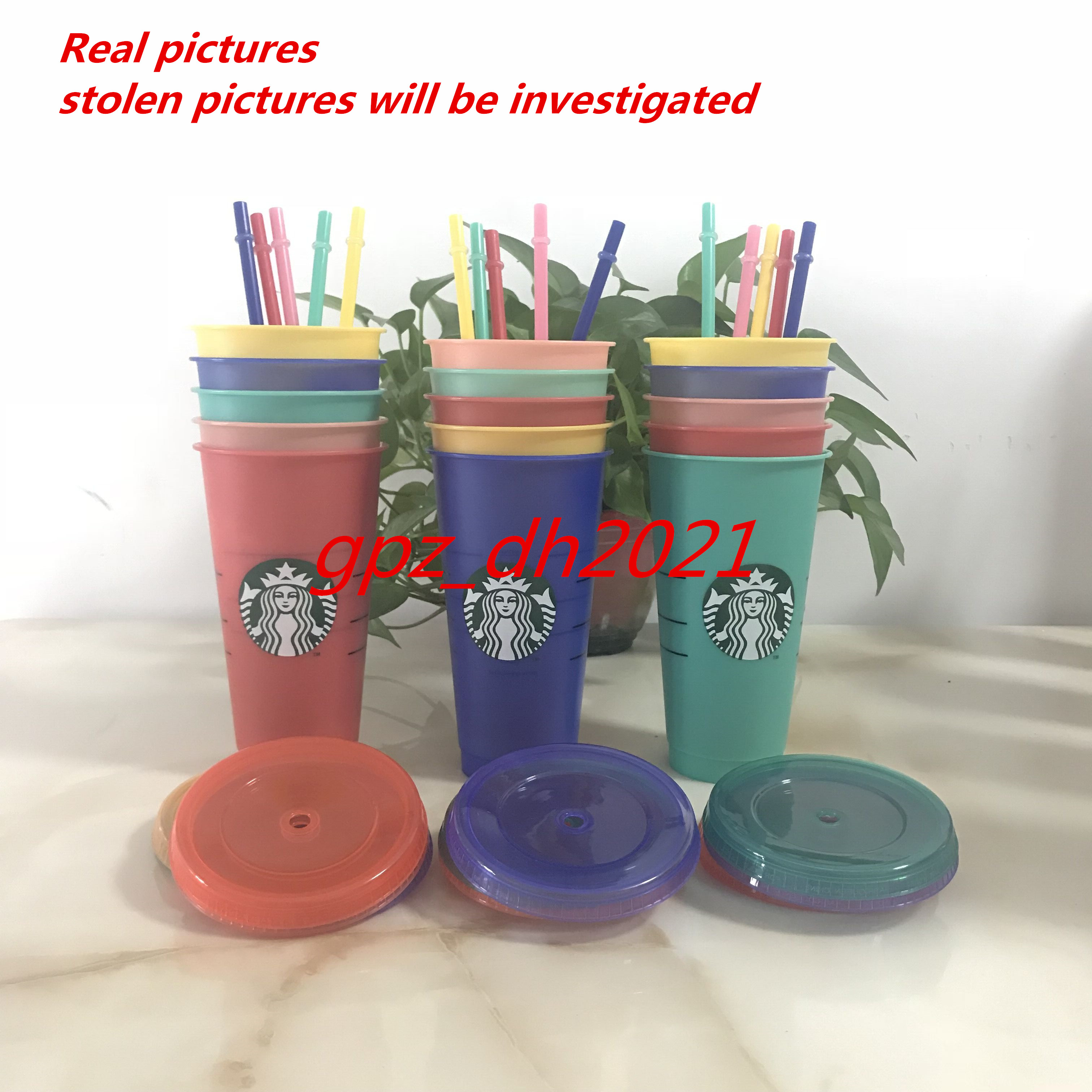 24OZ Color Change Tumblers Plastic Drinking Juice Cup With Lip And Straw Magic Coffee Mug Costom Starbucks color changing plastic cup DHL, Multi-color
24OZ Color Change Tumblers Plastic Drinking Juice Cup With Lip And Straw Magic Coffee Mug Costom Starbucks color changing plastic cup DHL, Multi-color