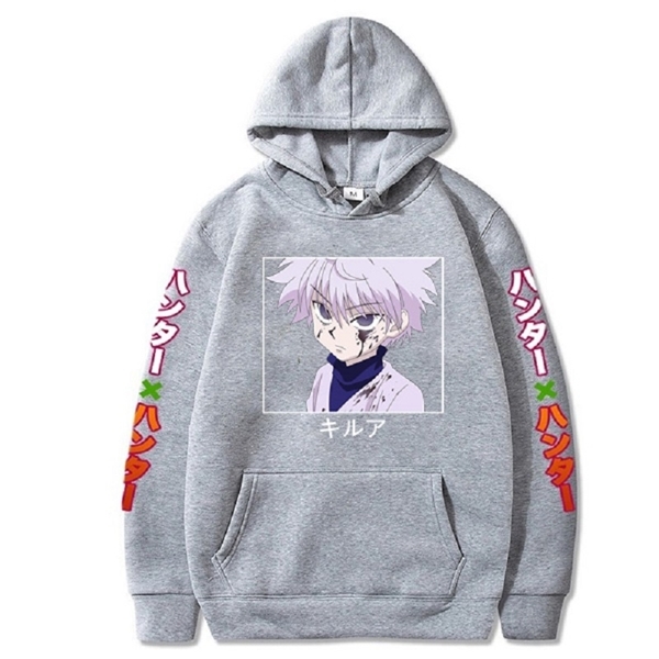 2021 Anime Hunter X Hunter Killua Leorio Kurapika Gon Hisoka Pullover Hoodie Streetswear Tops Y0809