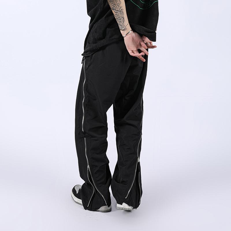 Men's Pants Harajuku Side Zipper Pockets Retro Vibe Mens High Street Straight Black Cargo Loose Oversize Baggy Casual Trousers
Men's Pants Harajuku Side Zipper Pockets Retro Vibe Mens High Street Straight Black Cargo Loose Oversize Baggy Casual Trousers