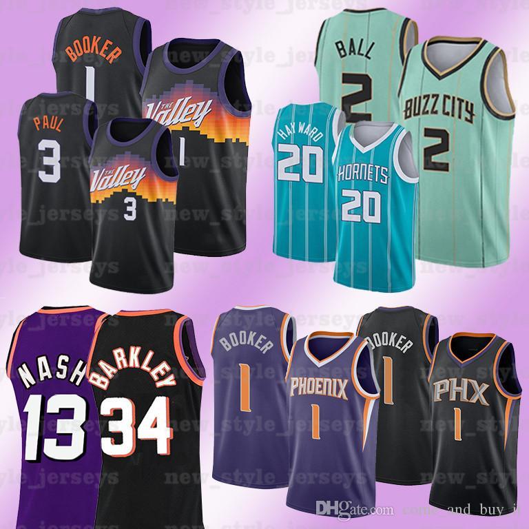 Men7 LaMelo 20 Gordon Booker Ball Hayward 1 Devin 34 Charles 13 Steve Barkley Nash Phoenix Suns Charlotte Hornets Jersey, Black;red
Men7 LaMelo 20 Gordon Booker Ball Hayward 1 Devin 34 Charles 13 Steve Barkley Nash Phoenix Suns Charlotte Hornets Jersey, Black;red