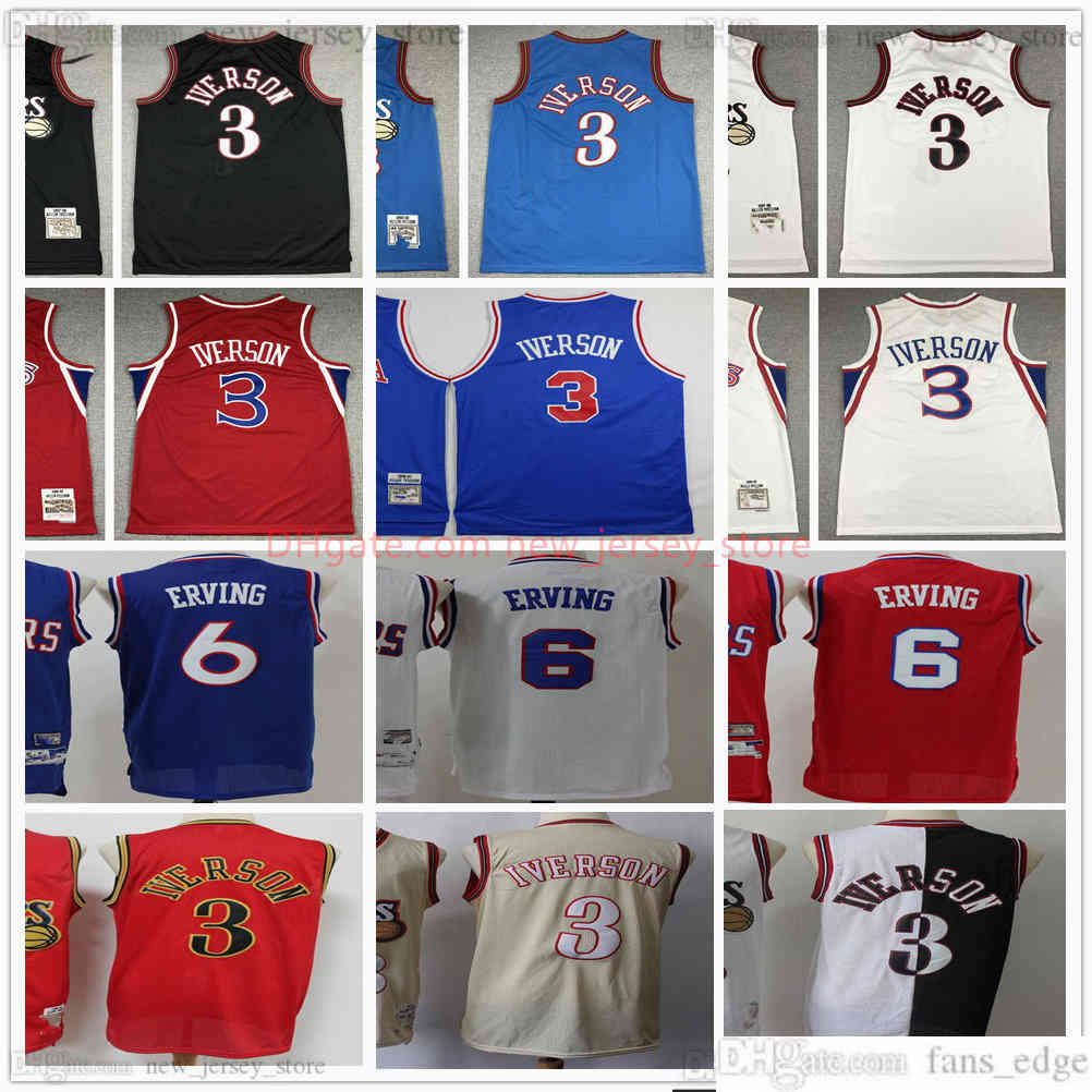 Retro Baskeball 3 Allen Jerseys Iverson 6 Julius Stitched Erving Jersey White Blue Red M&N Vintage Youth Kids Boys Man S-XXL, Other jerseys. tell me on order
Retro Baskeball 3 Allen Jerseys Iverson 6 Julius Stitched Erving Jersey White Blue Red M&N Vintage Youth Kids Boys Man S-XXL, Other jerseys. tell me on order