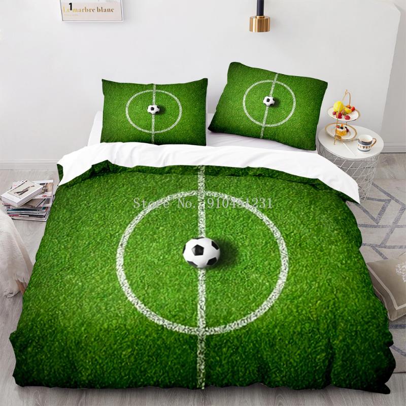 Bedding Sets Sports 3D Football Set Soccer Field Pillow Case Duvet Cover Double Household Textile Products Decoration Teenager's Room, 01
Bedding Sets Sports 3D Football Set Soccer Field Pillow Case Duvet Cover Double Household Textile Products Decoration Teenager's Room, 01