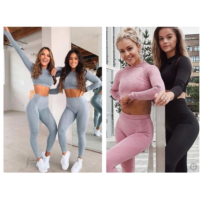 vital seamless long sleeve crop top with thumb holes gym tshirt women gym tops fitness tops soft fresh flex t shirt T200401
