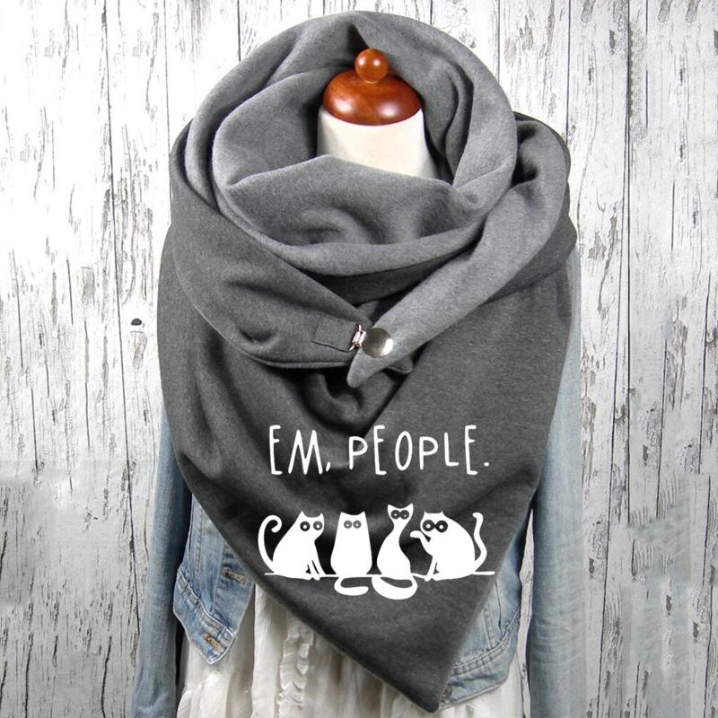 Scarves 2021 Fashion Winter Warm Shawls Women Printed Button Soft Wrap Scarf Animal Pattern Headscarf
Scarves 2021 Fashion Winter Warm Shawls Women Printed Button Soft Wrap Scarf Animal Pattern Headscarf
