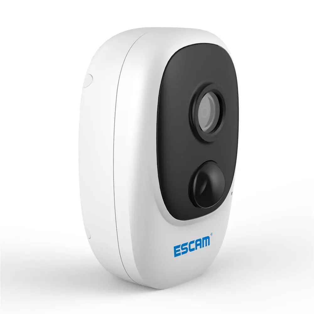 ESCAM G08 1080P Wireless Battery Rechargeable PIR IP Camera Solar Panel Audio Card Cloud Storage Security Video Recorder - Camera+Solar Pane
