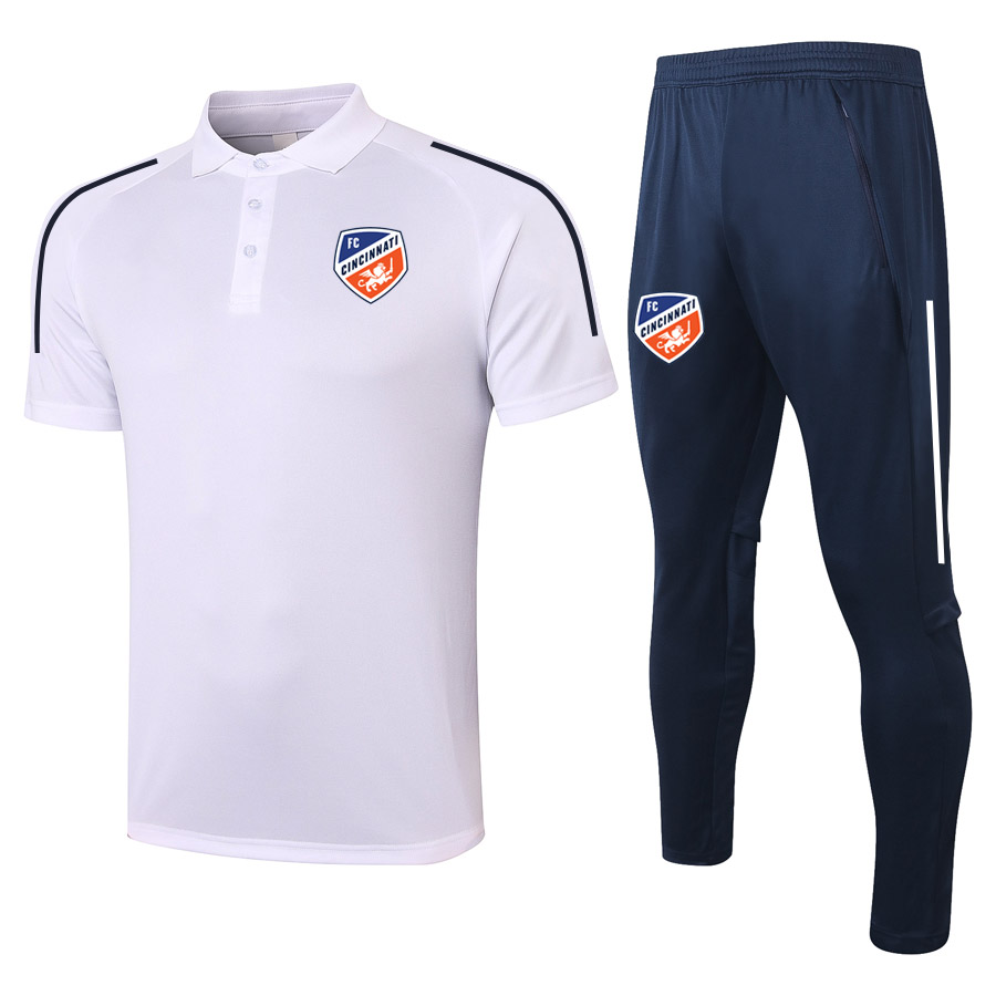 2021 FC Cincinnati Short sleeve polo shirt sets soccer training suit sports jerseys adult soccer polos and pants kits Men's Tracksuits
2021 FC Cincinnati Short sleeve polo shirt sets soccer training suit sports jerseys adult soccer polos and pants kits Men's Tracksuits