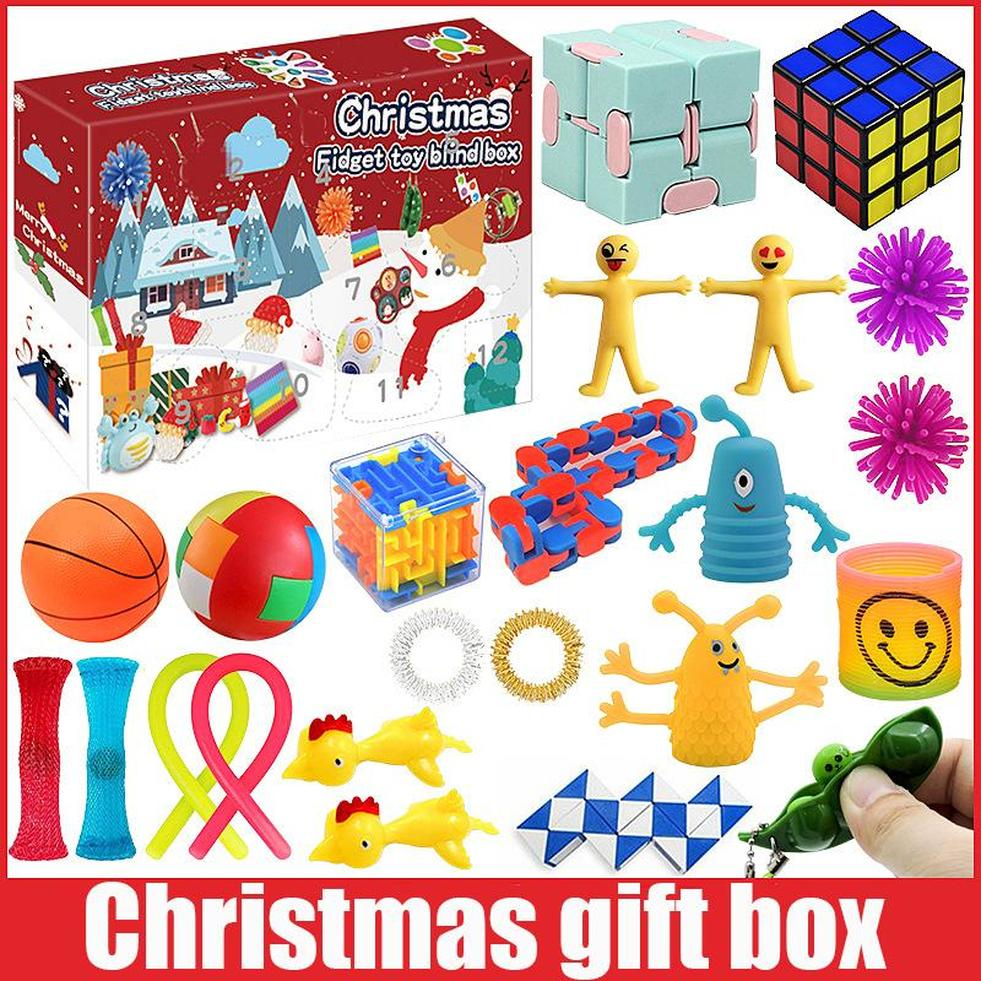 NEW Christmas Blind Box Fidget Toys 24 Days Advent Calendar Christmas Kneading Music Gift Box Christmas Countdown 2021 Children's Gifts C2992
NEW Christmas Blind Box Fidget Toys 24 Days Advent Calendar Christmas Kneading Music Gift Box Christmas Countdown 2021 Children's Gifts C2992