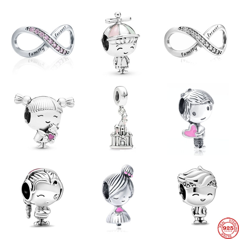 Brand new pink castle boy girl family forever DIY fine beads suitable for Pandora charm silver 925 ladies bracelet jewelry, Black
Brand new pink castle boy girl family forever DIY fine beads suitable for Pandora charm silver 925 ladies bracelet jewelry, Black