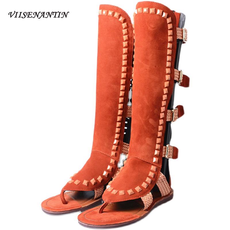 Boots Woven Belt Buckle Rivet Flip-flop Roman Sandals Summer Leather Casual Hollow All-match Open Toelong, Black
Boots Woven Belt Buckle Rivet Flip-flop Roman Sandals Summer Leather Casual Hollow All-match Open Toelong, Black