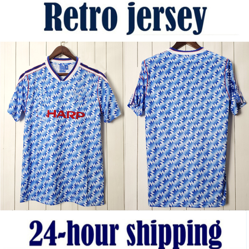 Retro 90 92 away 1990 1992 Manchester camisetas de fútbol soccer jersey man utd United vintage football shirt classic camiseta, White
Retro 90 92 away 1990 1992 Manchester camisetas de fútbol soccer jersey man utd United vintage football shirt classic camiseta, White