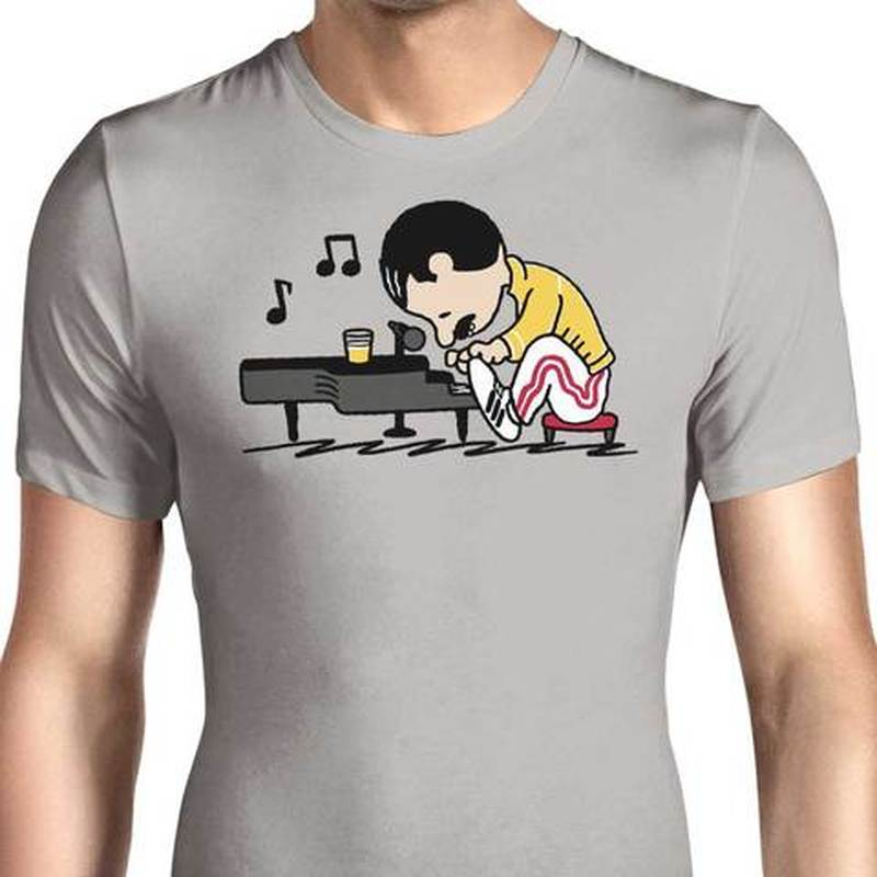 European Style Singing Pattern Ins Wind Round Neck Short-sleeved T-shirt for Men and Women, Comfortable and Loose, White;black
European Style Singing Pattern Ins Wind Round Neck Short-sleeved T-shirt for Men and Women, Comfortable and Loose, White;black
