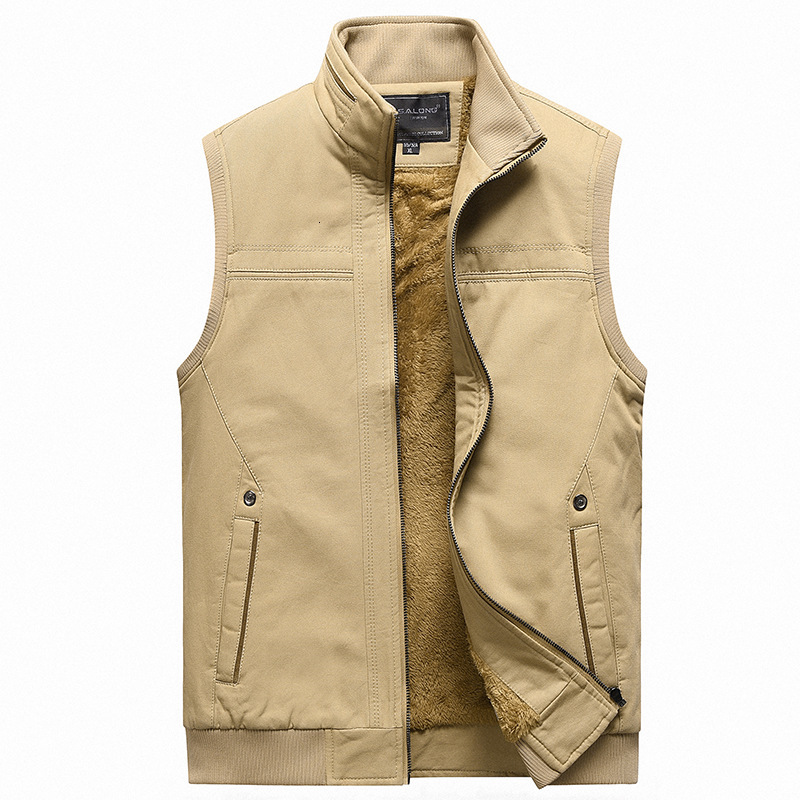 2021 New Casual Khaki Classic Autumn Loosed Male Winter Cotton Marks Men's Clothing Sleeveless Vests Man's Jacket Waistcoat Mang, Green.
2021 New Casual Khaki Classic Autumn Loosed Male Winter Cotton Marks Men's Clothing Sleeveless Vests Man's Jacket Waistcoat Mang, Green.