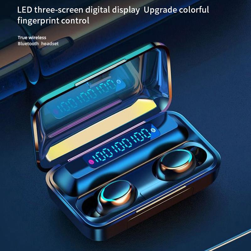 TWS Wireless Bluetooth Earphone V5.0 Stereo Fingerprint Touch Waterproof Earphones Sport Mini Wireless Earphones for Running
TWS Wireless Bluetooth Earphone V5.0 Stereo Fingerprint Touch Waterproof Earphones Sport Mini Wireless Earphones for Running