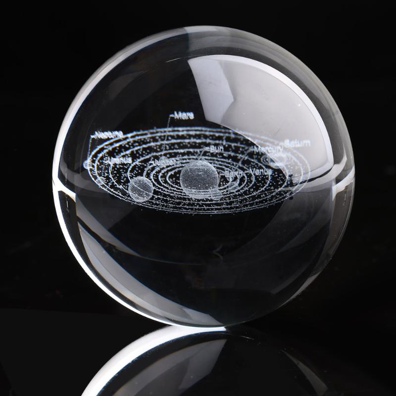 Glass Ball Laser Engraved Planets Model Fashion Crystal Ball Quartz 6CM 3D Sphere Craft Gift Miniature Home Decor
Glass Ball Laser Engraved Planets Model Fashion Crystal Ball Quartz 6CM 3D Sphere Craft Gift Miniature Home Decor