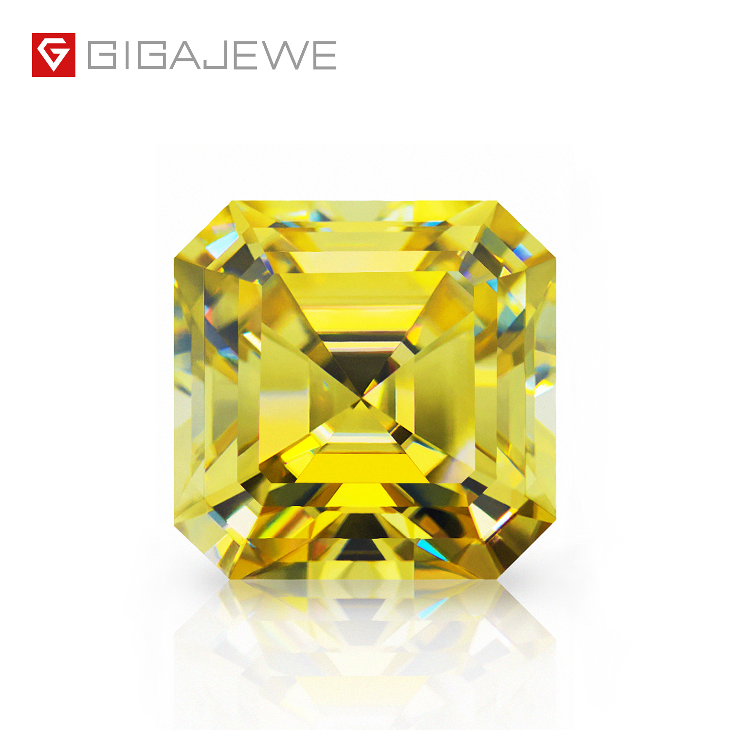 GIGAJEWE vivid yellow Color Asscher cut VVS1 moissanite diamond 1-7ct for jewelry making
GIGAJEWE vivid yellow Color Asscher cut VVS1 moissanite diamond 1-7ct for jewelry making